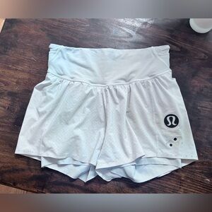 lululemon athletica Light Gray Women's Athletic Shorts